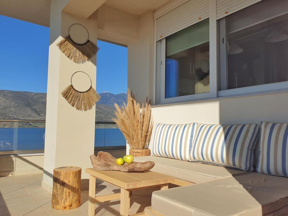Boho Beach House In Itea-Delphi ภายนอก รูปภาพ