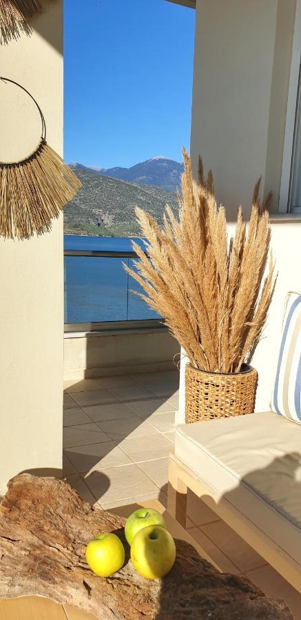 Boho Beach House In Itea-Delphi ภายนอก รูปภาพ