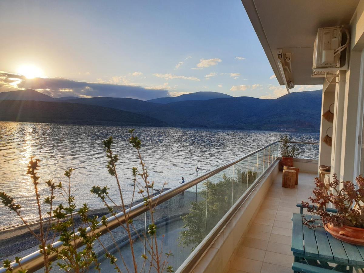 Boho Beach House In Itea-Delphi ภายนอก รูปภาพ