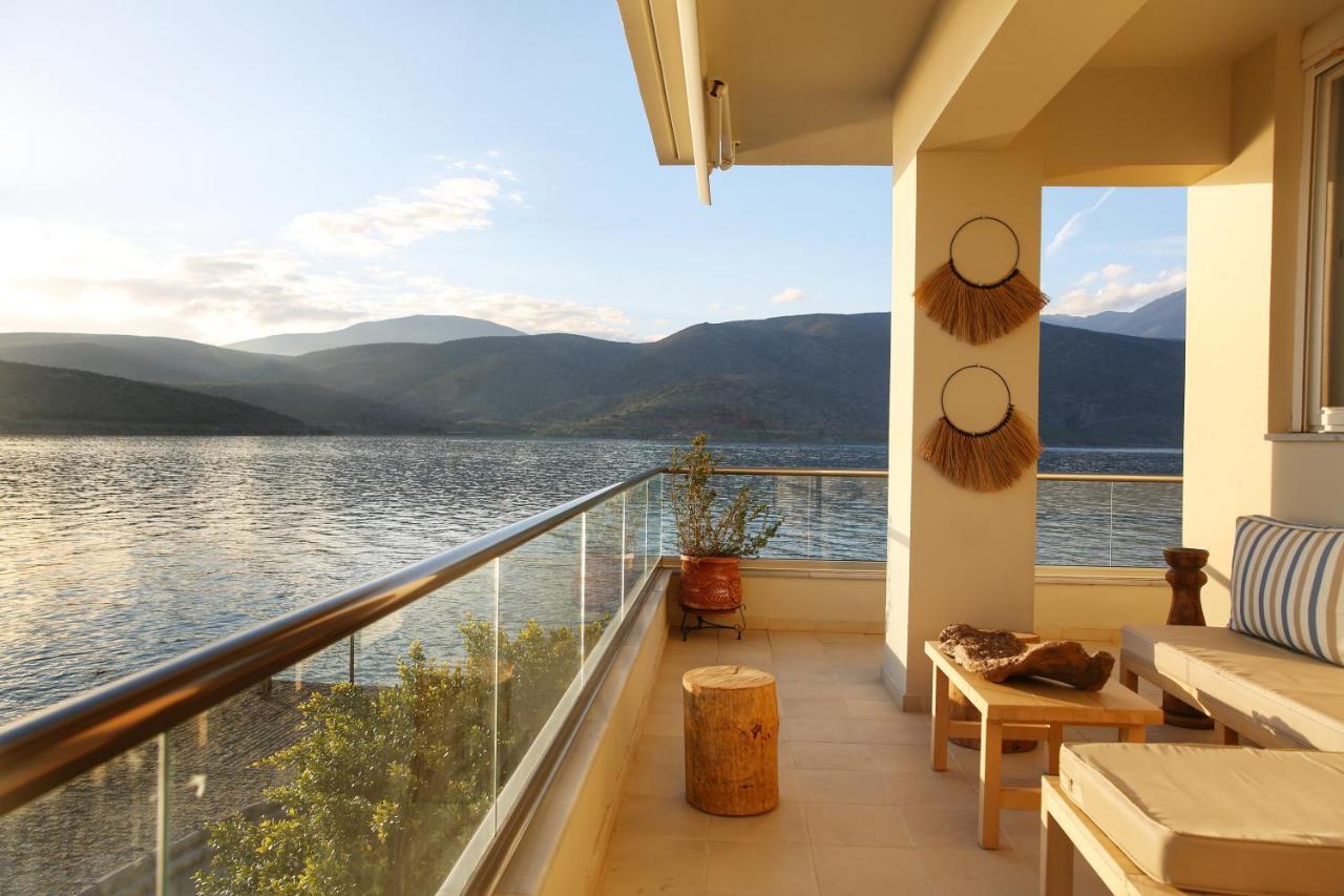 Boho Beach House In Itea-Delphi ภายนอก รูปภาพ