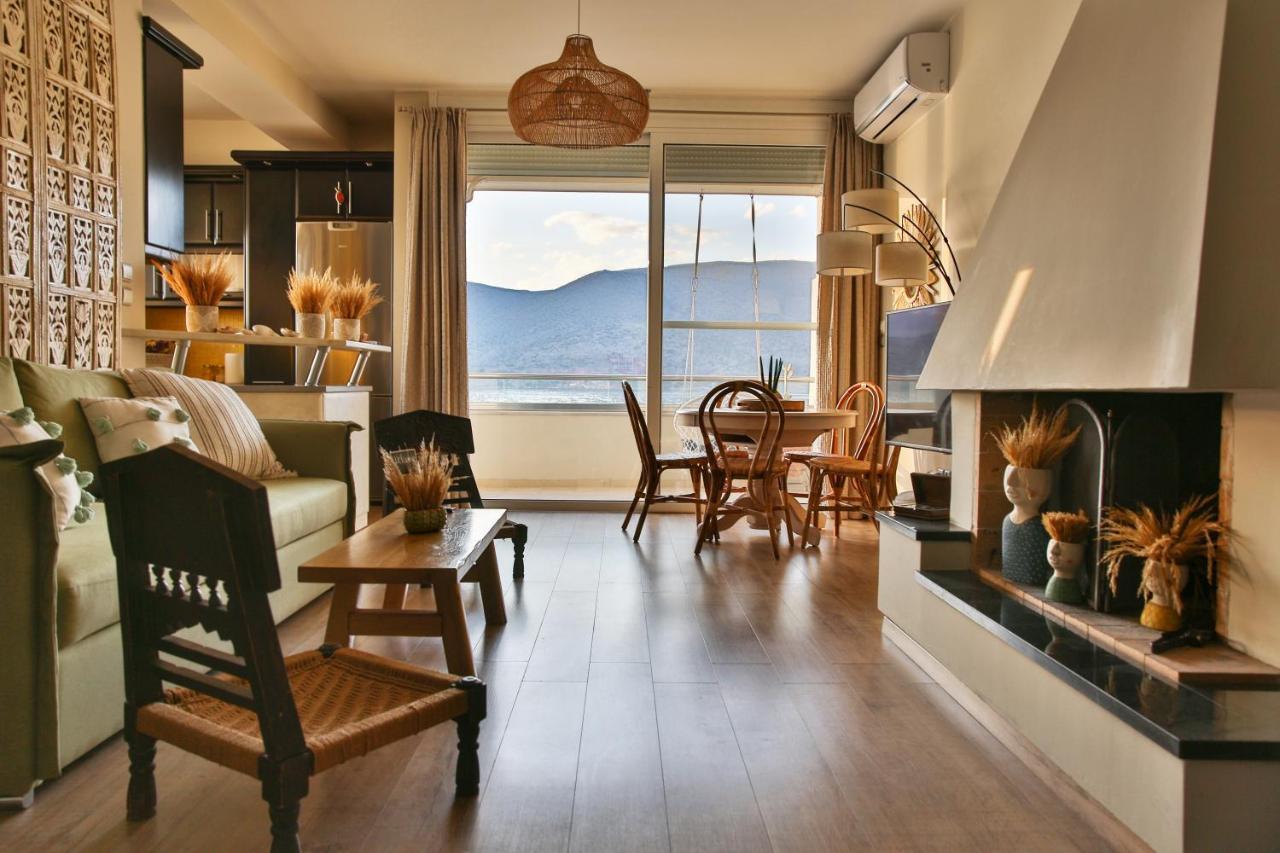 Boho Beach House In Itea-Delphi ภายนอก รูปภาพ